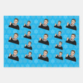 RUTH BADER GINSBURG Hanukkah Papier Inpakpapier Vel (Voorkant 2)