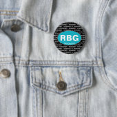 Ruth Bader Ginsburg Hooggerechtshof Ronde Button 5,7 Cm (In situ)