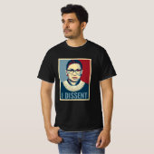 Ruth Bader Ginsburg I Dissent Pop-Art Man T-shirt (Voorkant volledig)