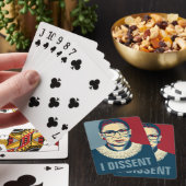 Ruth Bader Ginsburg I Dissent Pop-Art Pokerkaarten (Insitu)