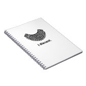 Ruth Bader Ginsburg I Dissent RBG Collar Notitieboek (Rechterzijde)