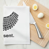 Ruth Bader Ginsburg I Dissent RBG Collar Theedoek (Quarter Fold)