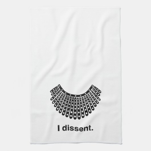 Ruth Bader Ginsburg I Dissent RBG Collar Theedoek (Verticaal)