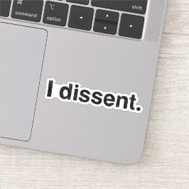 Ruth Bader Ginsburg I Dissent RBG Sticker
