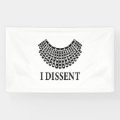 Ruth Bader Ginsburg - I Dissent Spandoek (Horizontaal)