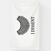 Ruth Bader Ginsburg - I Dissent Spandoek (Verticaal)