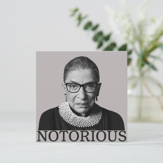Ruth Bader Ginsburg Kaart (Staand voorkant)