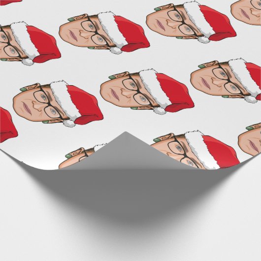 RUTH BADER GINSBURG Kerstmis Cadeaupapier (Hoek)