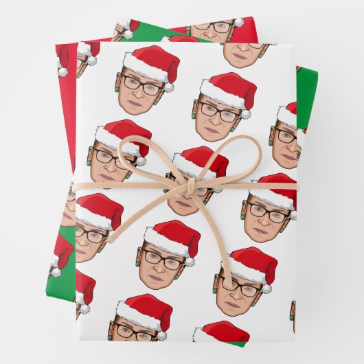 RUTH BADER GINSBURG Kerstmis Inpakpapier Vel (In situ)