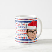 RUTH BADER GINSBURG Kerstmis Koffiemok (Voorkant rechts)