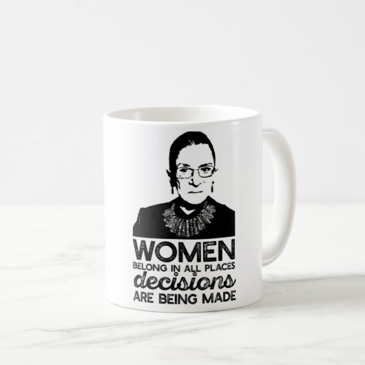Ruth Bader Ginsburg Koffiemok (Voorkant rechts)