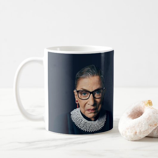 Ruth Bader Ginsburg Koffiemok (Met donut)
