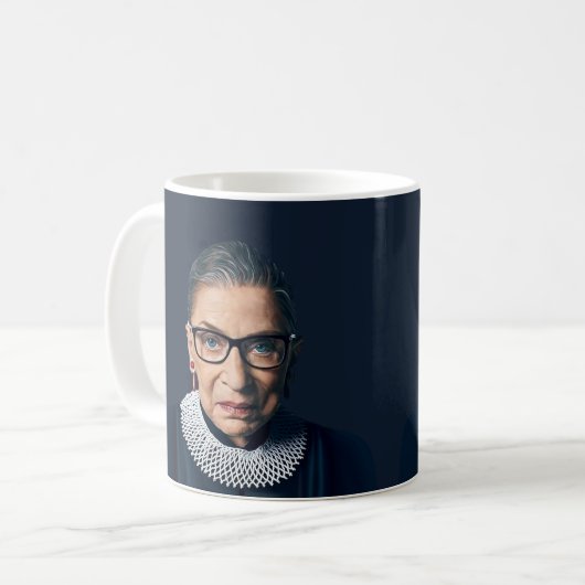 Ruth Bader Ginsburg Koffiemok (Voorkant links)