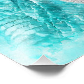 Ruth Bader Ginsburg Lachende Waterverf Portret T Foto Afdruk (Hoek)