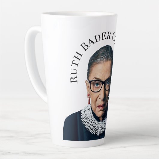 Ruth Bader Ginsburg Latte Mok (Linkerhoek)