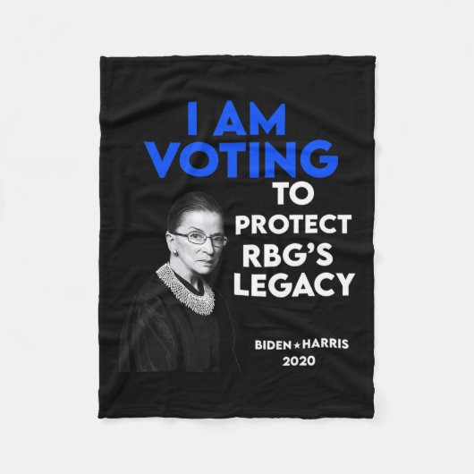 Ruth Bader Ginsburg &#'; Legacy Vote Biden 2020 Fleece Deken (Voorkant)