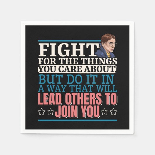 Ruth Bader Ginsburg leidt anderen naar jou toe Servet (Voorkant)