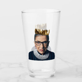 Ruth Bader Ginsburg met Gold Crown Glas
