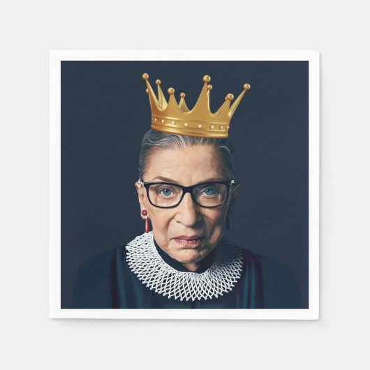 Ruth Bader Ginsburg met Gold Crown Servet (Voorkant)