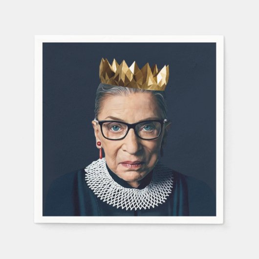Ruth Bader Ginsburg met Gold Crown Servet (Voorkant)