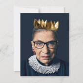 Ruth Bader Ginsburg met gouden kroon (Achterkant)