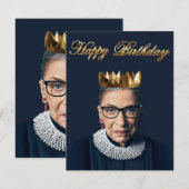 Ruth Bader Ginsburg met gouden kroon (Voorkant / Achterkant)