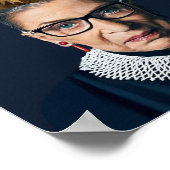 Ruth Bader Ginsburg met gouden kroon Poster (Hoek)
