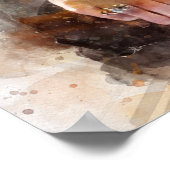 Ruth Bader Ginsburg met rechter Robe Portret Poster (Hoek)