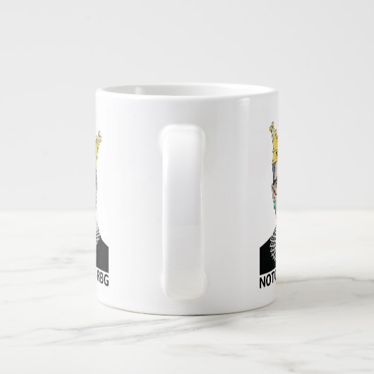 Ruth Bader Ginsburg Mok, beruchte RBG Grote Koffiekop (Achterkant)