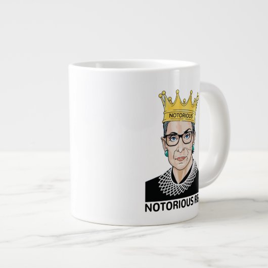 Ruth Bader Ginsburg Mok, beruchte RBG Grote Koffiekop (Voorkant rechts)