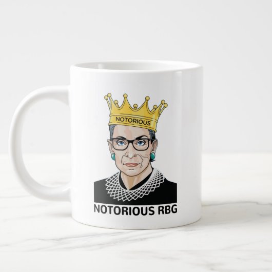 Ruth Bader Ginsburg Mok, beruchte RBG Grote Koffiekop (Links)