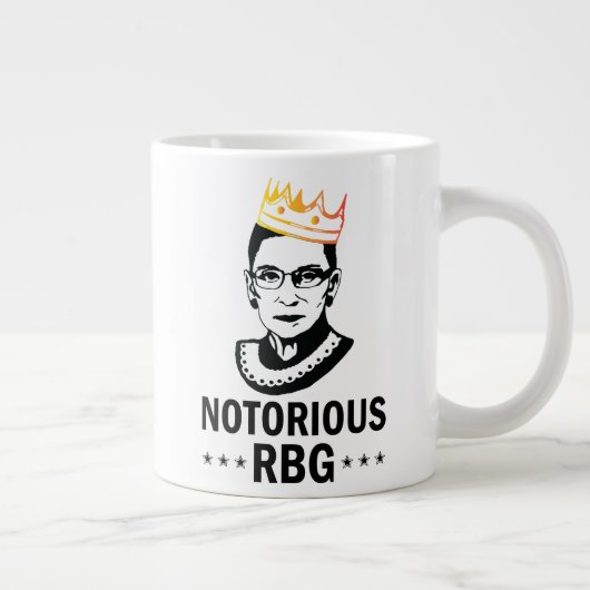 Ruth Bader Ginsburg Mok, beruchte RBG Grote Koffiekop (Rechts)
