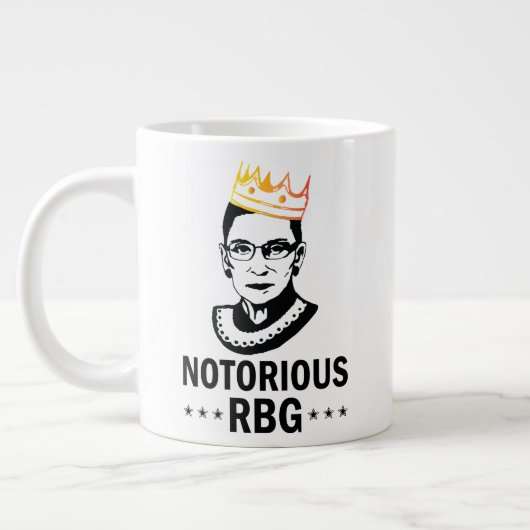 Ruth Bader Ginsburg Mok, beruchte RBG Grote Koffiekop (Links)