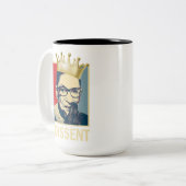 Ruth Bader Ginsburg Mok, I Disser Tweekleurige Koffiemok (Voorkant links)