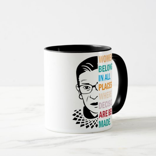 Ruth Bader Ginsburg Mok, RBG Mok, Custom RBG Mok (Voorkant rechts)