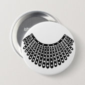 Ruth Bader Ginsburg Notorious RBG Collar Ronde Button 7,6 Cm (Voorkant /achterkant)