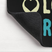 Ruth Bader Ginsburg Peace Love RBG Muismat (Hoek)