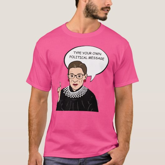 Ruth Bader Ginsburg Persoonlijk Bericht T-shirt (Voorkant)