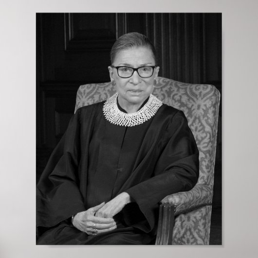 Ruth Bader Ginsburg Portrait - 2016 Poster (Voorkant)