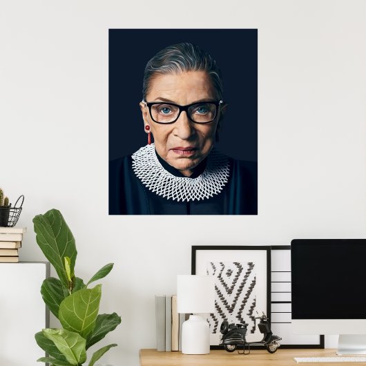 Ruth Bader Ginsburg Poster (Thuiskantoor)