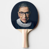 Ruth Bader Ginsburg Poster Tafeltennisbatje (Achterkant)