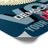 Ruth Bader Ginsburg Pro-Choice Stemming 2024 Poste Poster (Hoek)