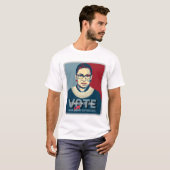 Ruth Bader Ginsburg Pro-Choice Stemming 2024 Rally T-shirt (Voorkant volledig)