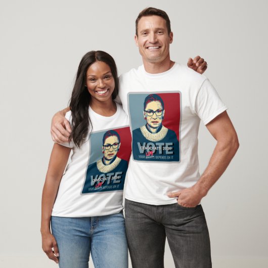 Ruth Bader Ginsburg Pro-Choice Stemming 2024 Rally T-shirt (Unisex)