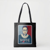 Ruth Bader Ginsburg Pro-Choice Stemming 2024 Vrouw Tote Bag (Voorkant)