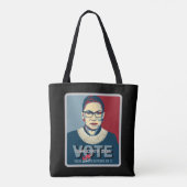 Ruth Bader Ginsburg Pro-Choice Stemming 2024 Vrouw Tote Bag (Achterkant)