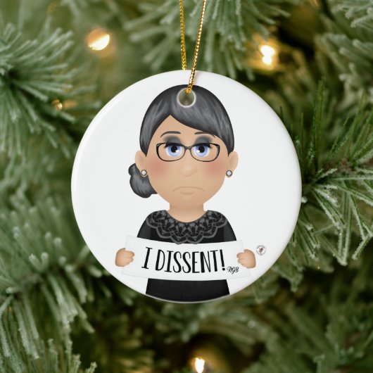 Ruth Bader Ginsburg quote 3 I Dent! Keramisch Ornament (Boom)