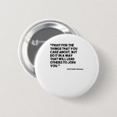 Ruth Bader Ginsburg Quote Care Ronde Button 5,7 Cm (Voorkant /achterkant)