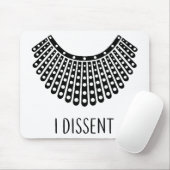Ruth Bader Ginsburg, RBG Dissent Collar Muismat (Met muis)