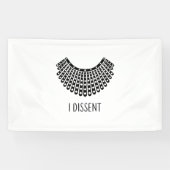 Ruth Bader Ginsburg, RBG Dissent Collar Spandoek (Horizontaal)
